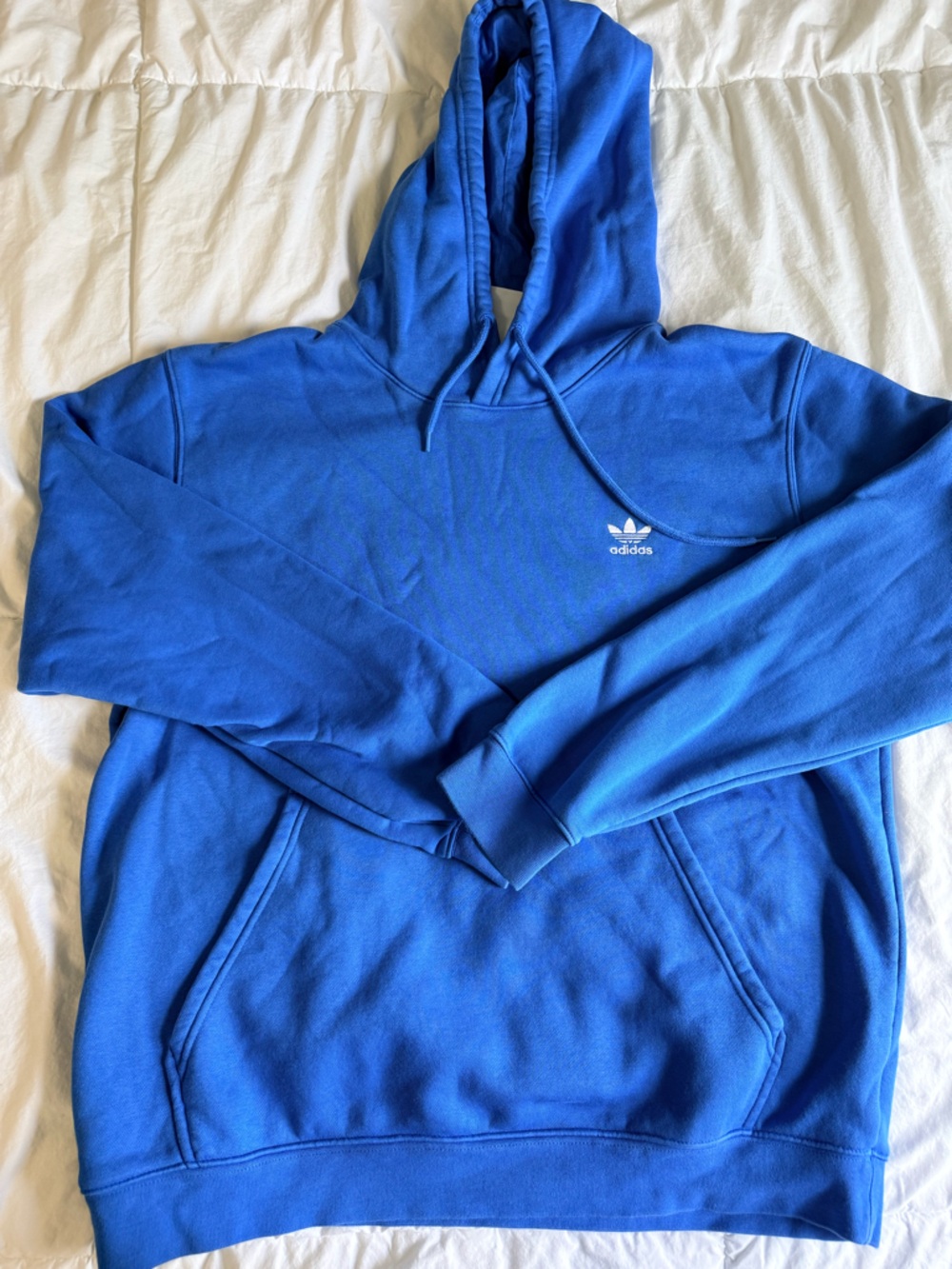 adidas Men's Royal Blue Zip-Up Hoodie